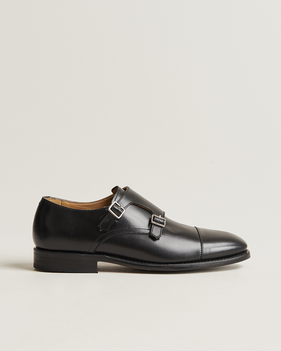Mies | Myrqvist Ålsten Double Monkstrap Black Calf | Myrqvist | Ålsten Double Monkstrap Black Calf