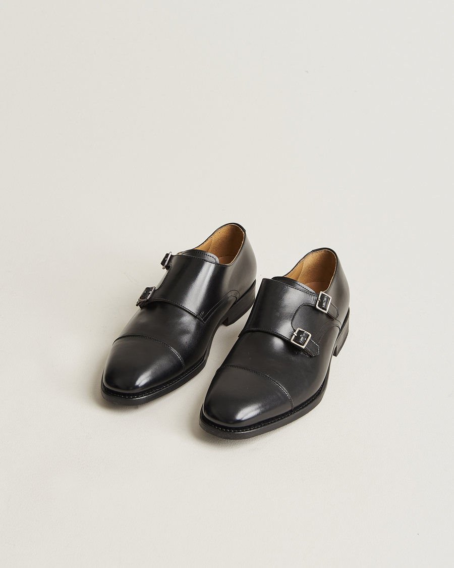 Mies | Myrqvist Ålsten Double Monkstrap Black Calf | Myrqvist | Ålsten Double Monkstrap Black Calf