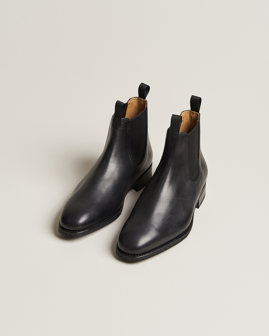 Mies | Nilkkurit | Myrqvist | Granhult Chelsea Boot Black Calf