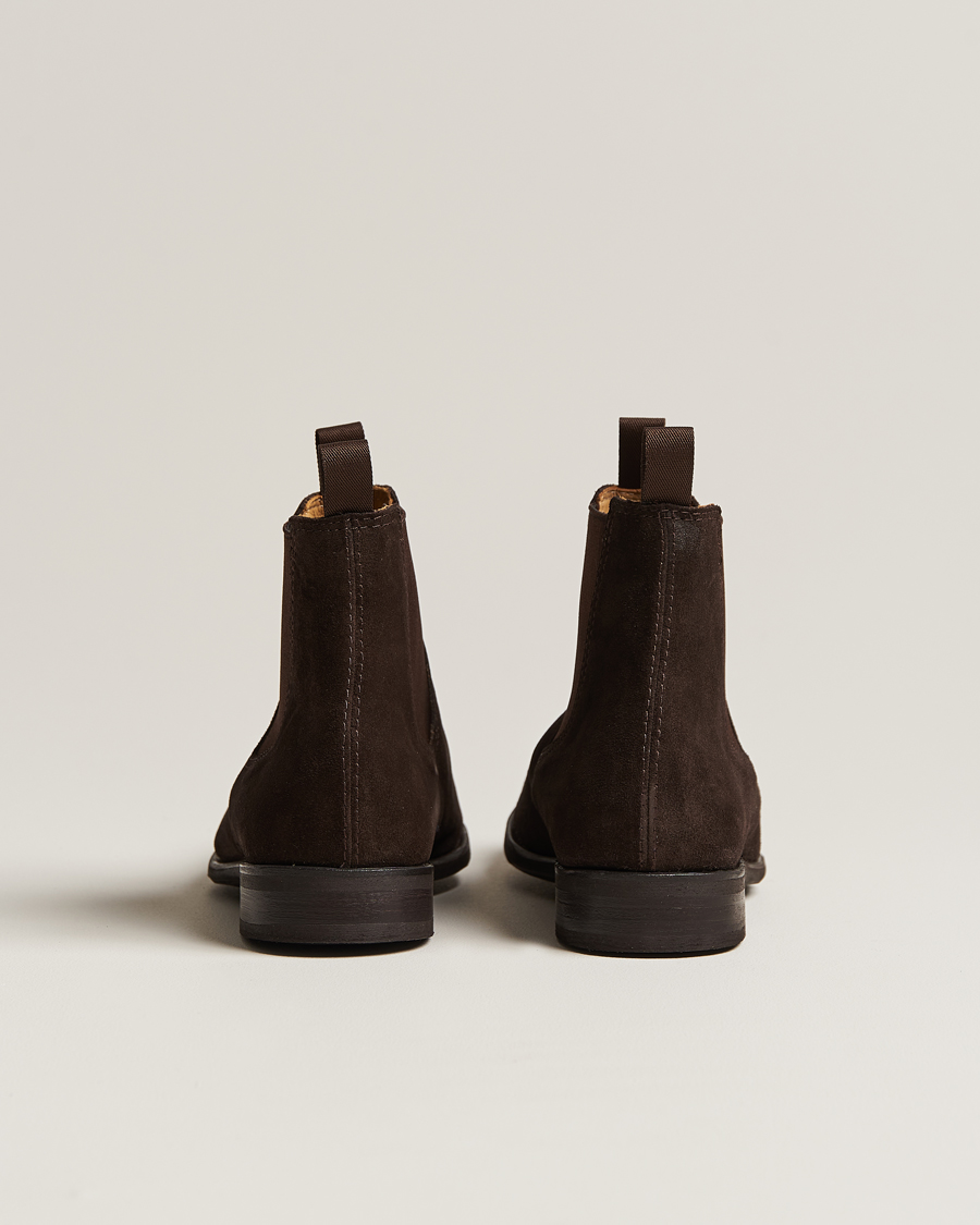 Mies | Myrqvist Granhult Chelsea Boot Dark Brown Suede | Myrqvist | Granhult Chelsea Boot Dark Brown Suede