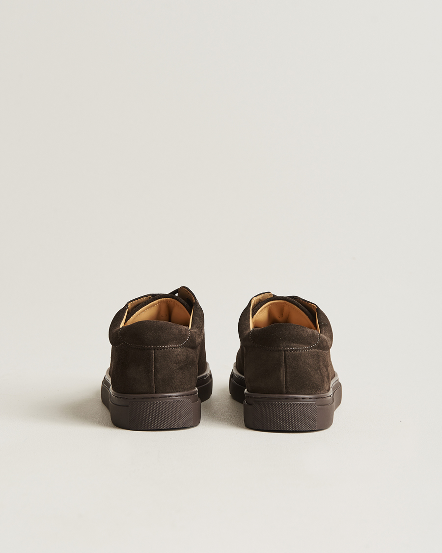 Mies | Myrqvist Oaxen Monochrome Sneaker Dark Brown Suede | Myrqvist | Oaxen Monochrome Sneaker Dark Brown Suede