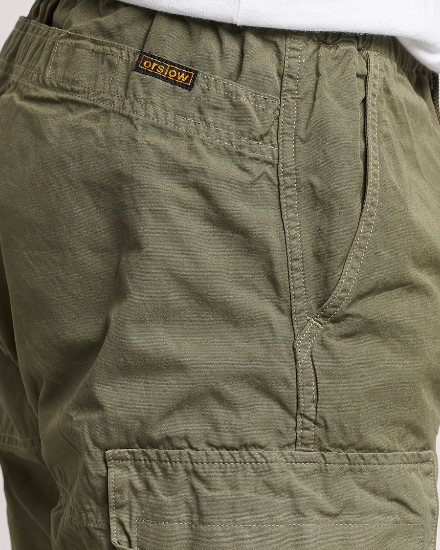 Mies | Housut | orSlow | Easy Cargo Pants Army Green