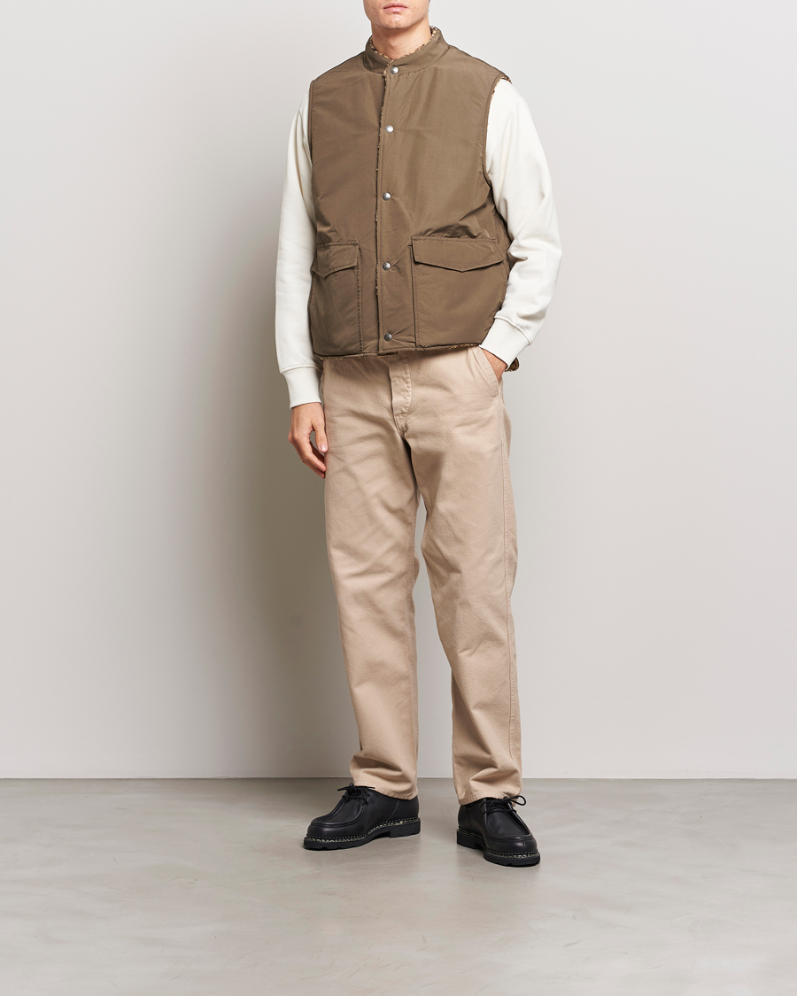 Mies | Housut | orSlow | French Work Pants Beige