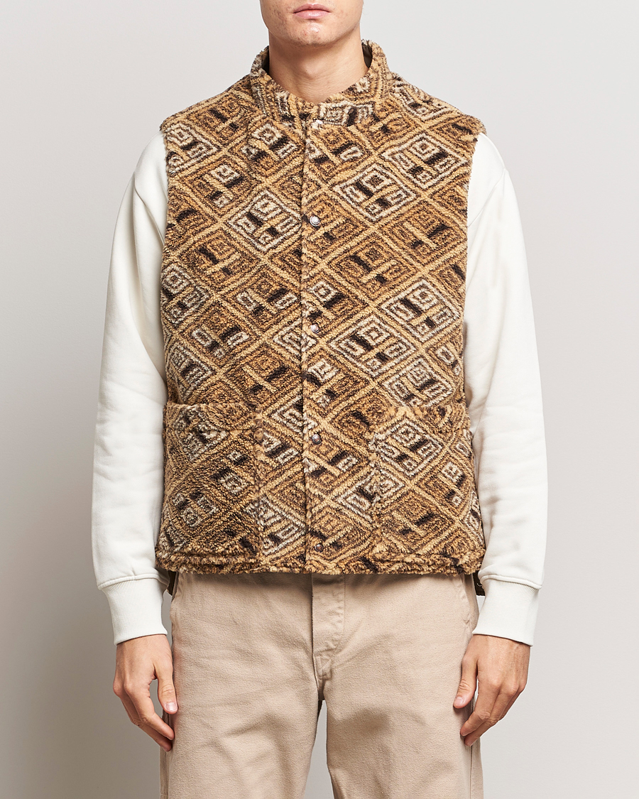 Mies | Takit | orSlow | Reversible Kuba Vest Army Green
