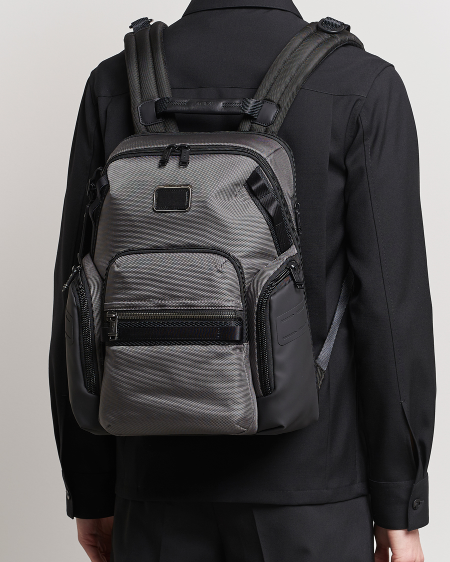 Mies | TUMI Alpha Bravo Navigation Backpack Charcoal | TUMI | Alpha Bravo Navigation Backpack Charcoal