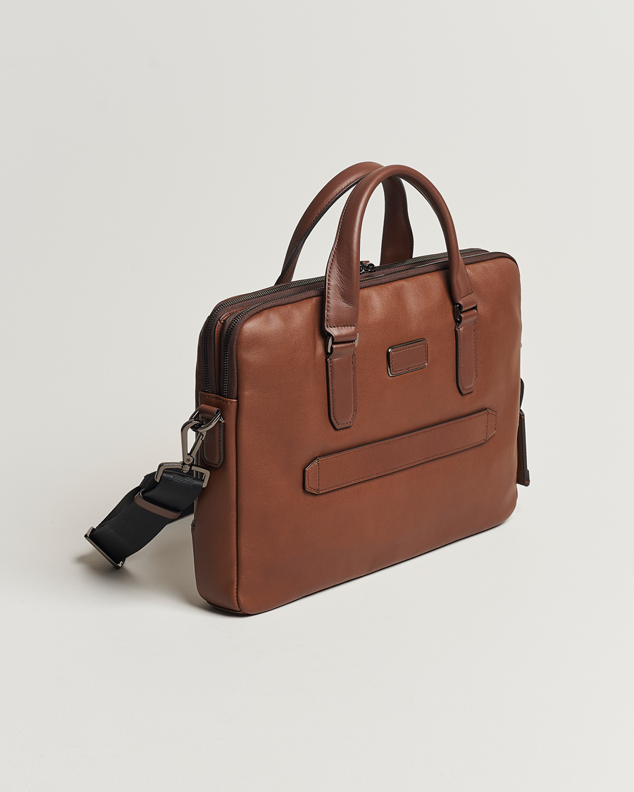Mies | Laukut | TUMI | Harrison Sycamore Slim Leather Brief Cognac