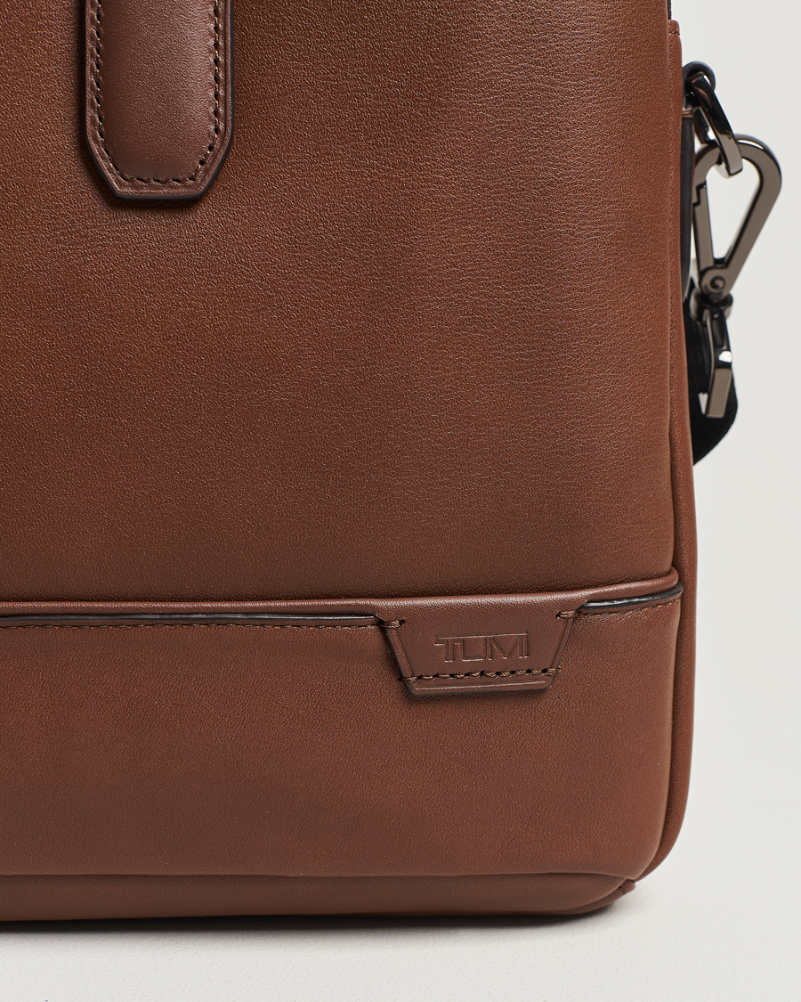 Mies | Laukut | TUMI | Harrison Sycamore Slim Leather Brief Cognac