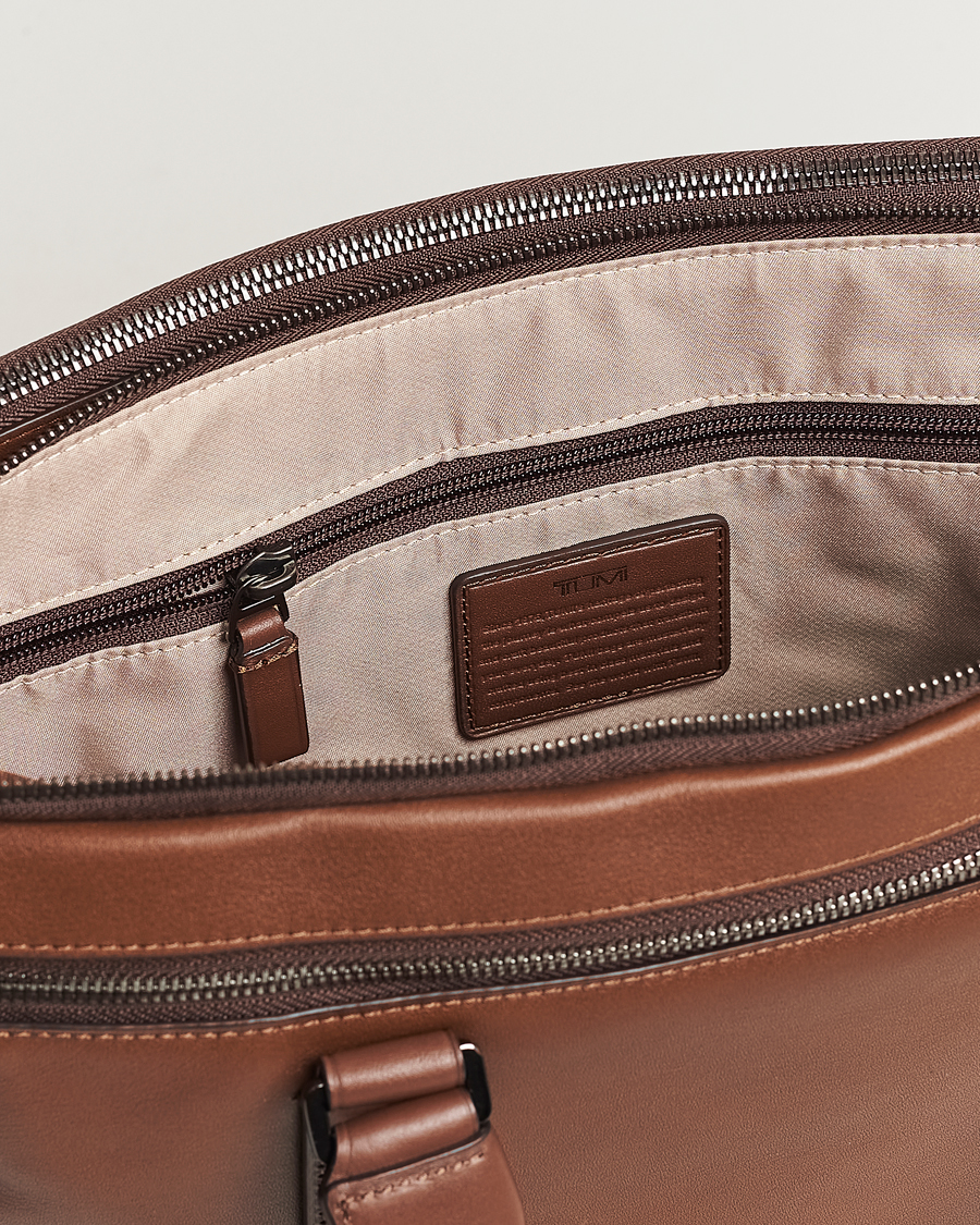 Mies | Laukut | TUMI | Harrison Sycamore Slim Leather Brief Cognac