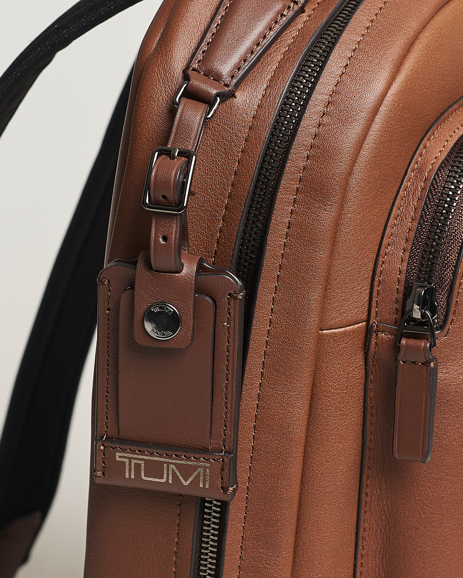 Mies | Laukut | TUMI | Harrison Bradner Leather Backpack Cognac