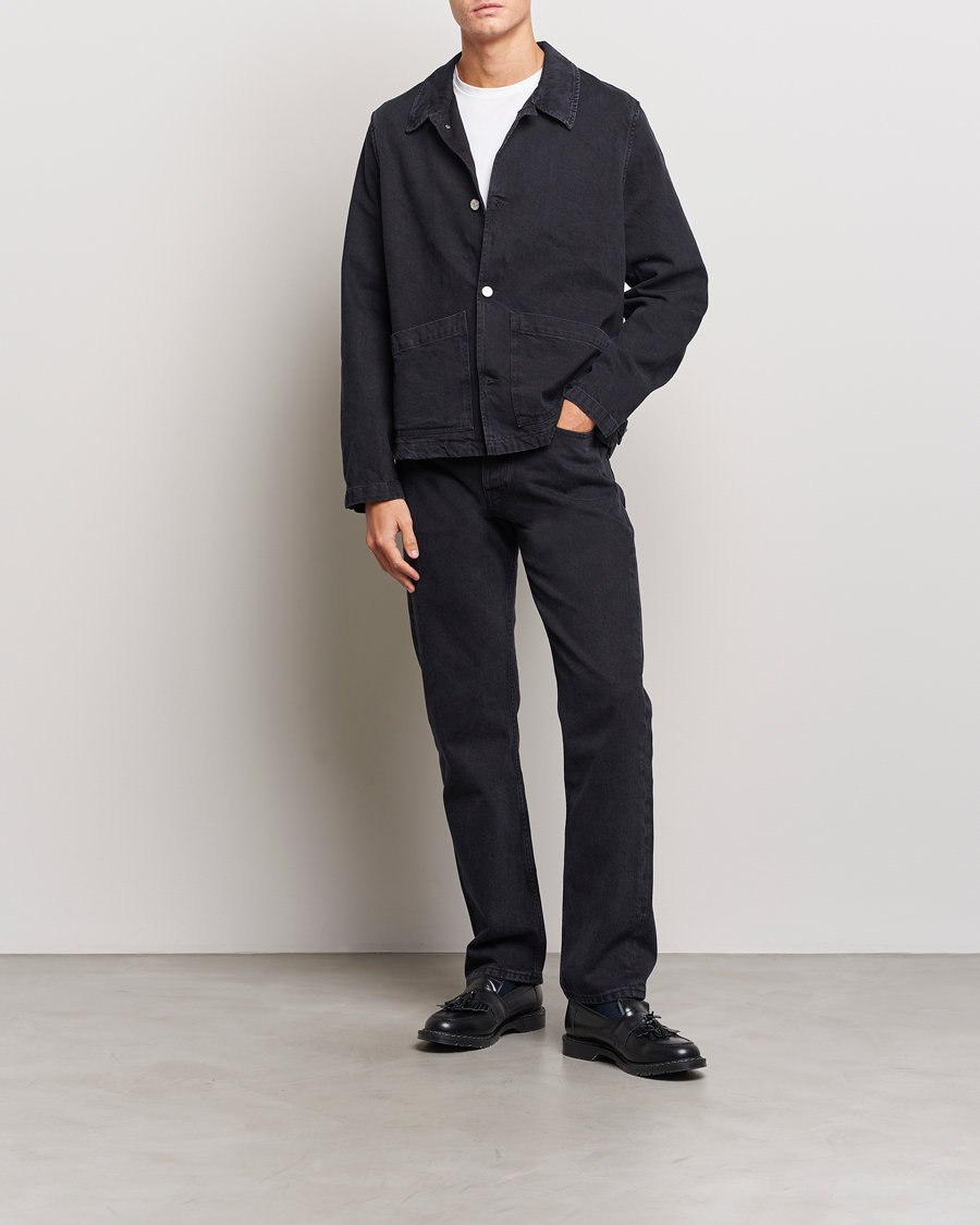 Mies | Farkut | Sunflower | Standard Jeans Washed Black