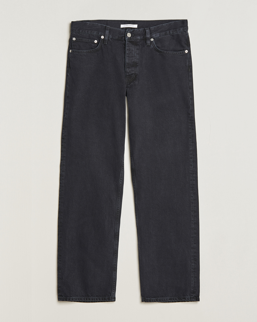 Mies | Farkut | Sunflower | Loose Jeans Washed Black