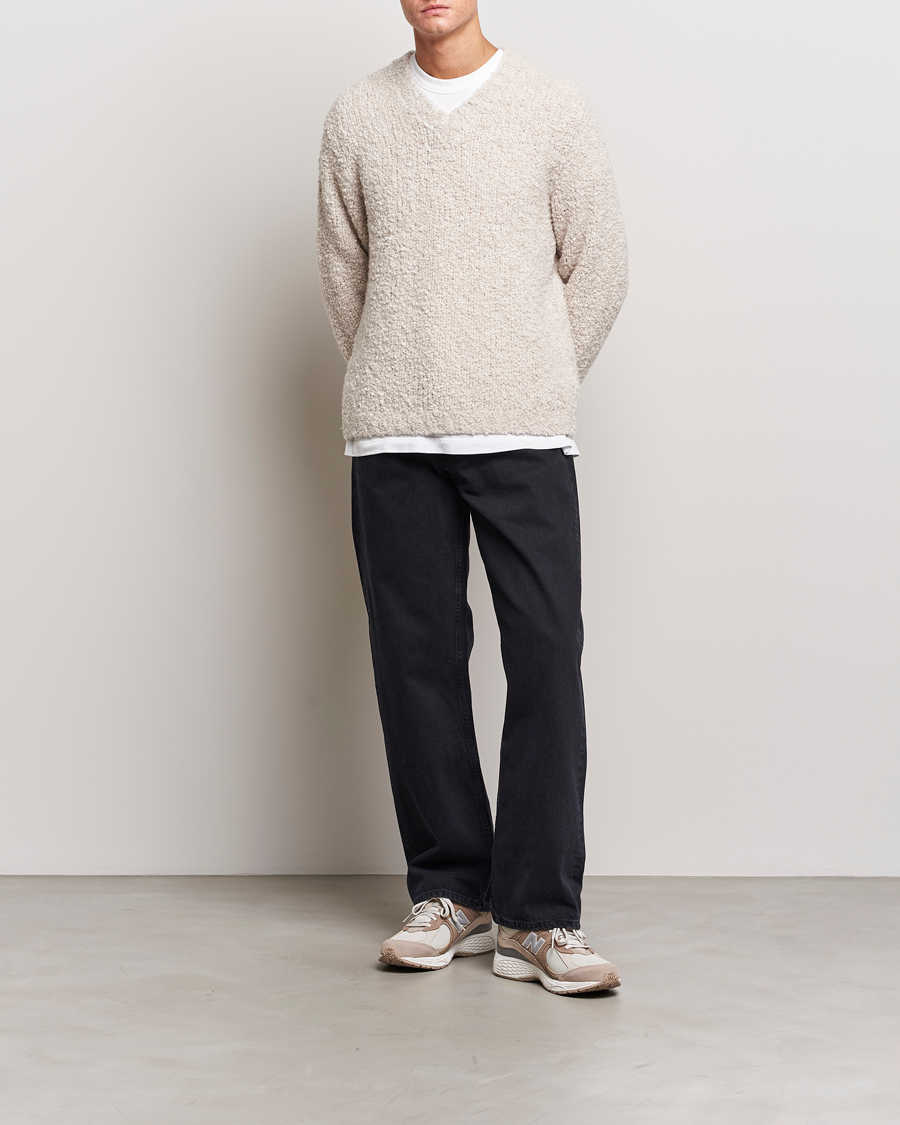 Mies | Farkut | Sunflower | Loose Jeans Washed Black