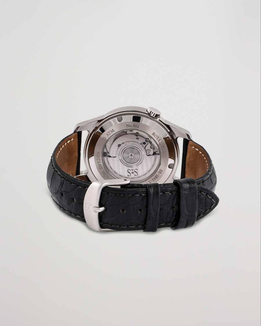 Mies | Sjöö Sandström Pre-Owned Royal Steel Classic 41mm SS-1841-1 Steel White | Sjöö Sandström Pre-Owned | Royal Steel Classic 41mm SS-1841-1 Steel White