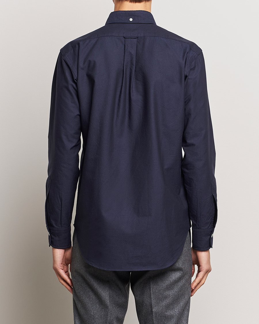 Mies | Kauluspaidat | Kamakura Shirts | Vintage Ivy Oxford Button Down Shirt Navy