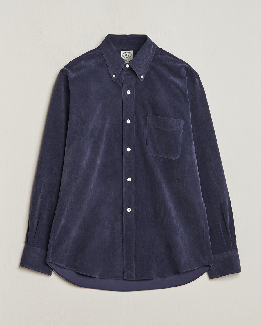 Mies | Kauluspaidat | Kamakura Shirts | Vintage Ivy Japanese Corduroy Shirt Navy