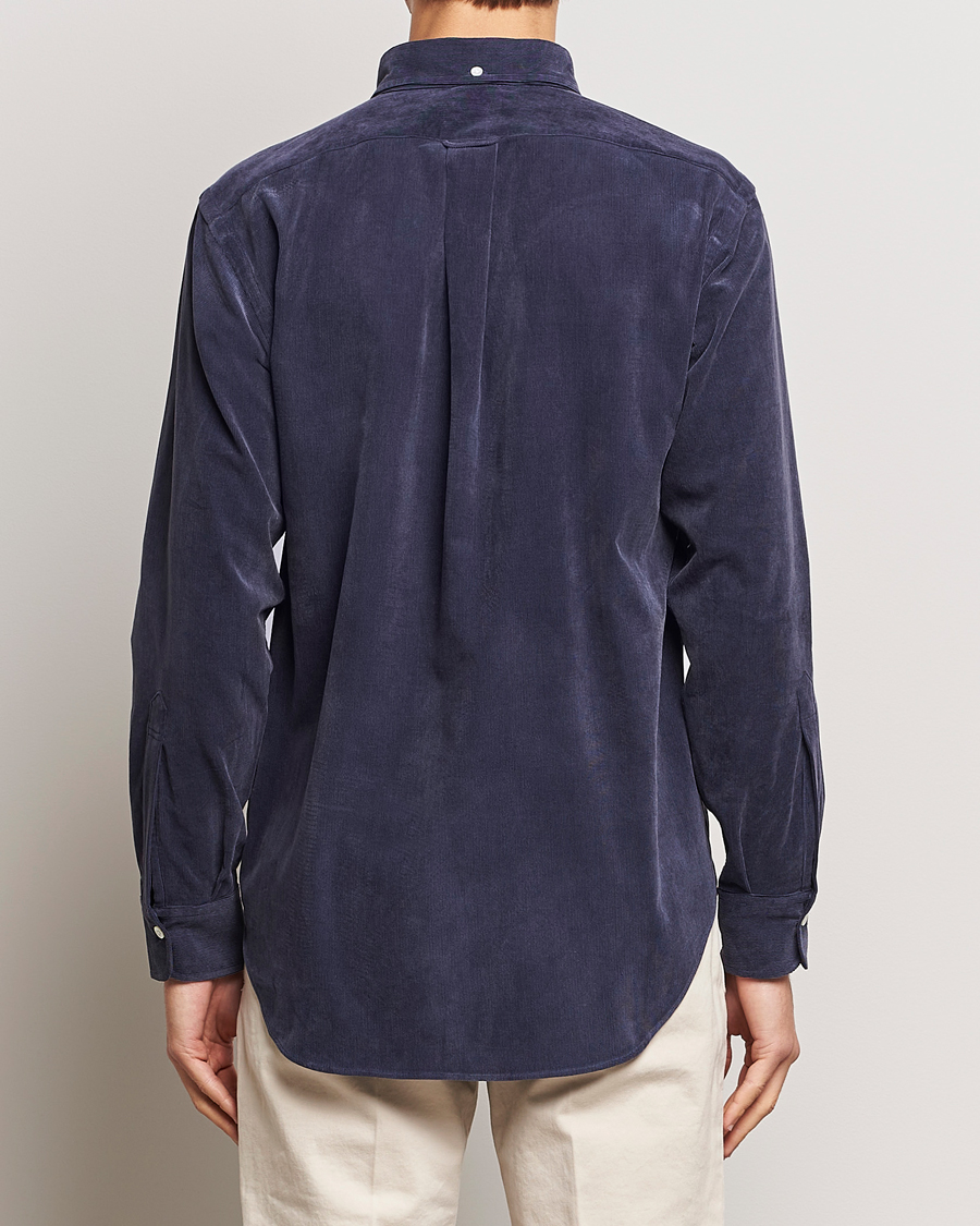 Mies | Kauluspaidat | Kamakura Shirts | Vintage Ivy Japanese Corduroy Shirt Navy