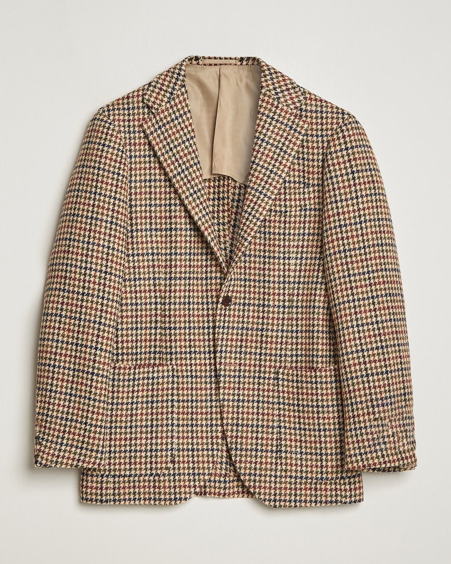 Mies | Pikkutakit | Beams F | Harris Tweed Gunclub Check Blazer Brown