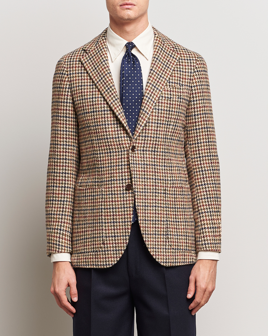 Mies | Pikkutakit | Beams F | Harris Tweed Gunclub Check Blazer Brown