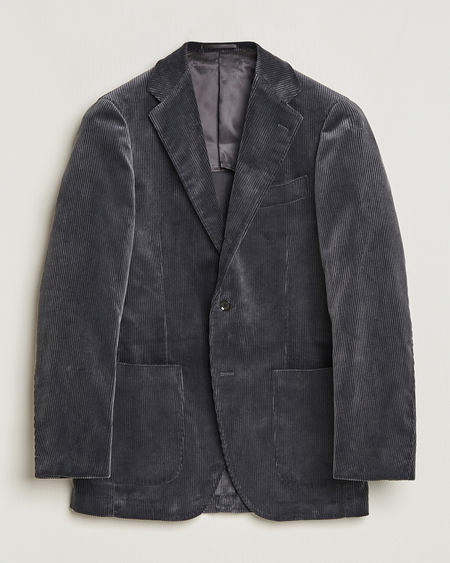 Mies | Pikkutakit | Beams F | Corduroy Blazer Charcoal