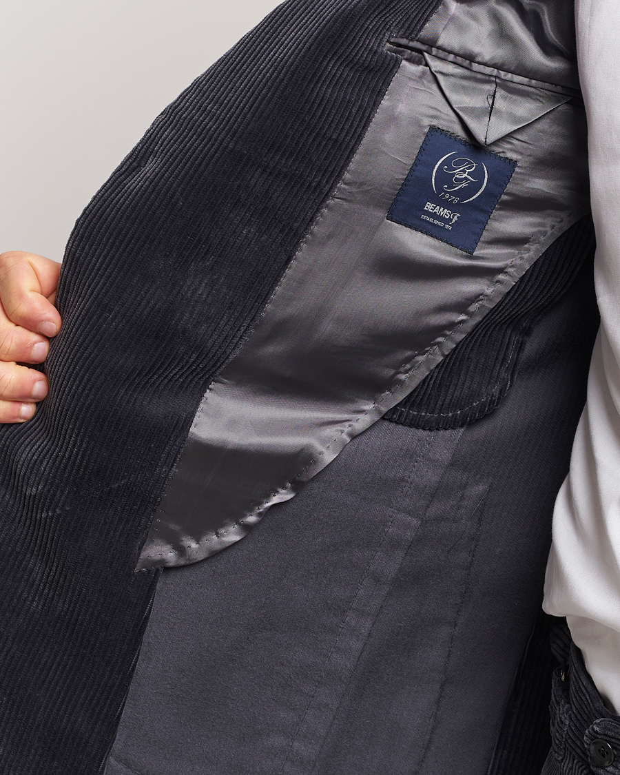 Mies | Pikkutakit | Beams F | Corduroy Blazer Charcoal