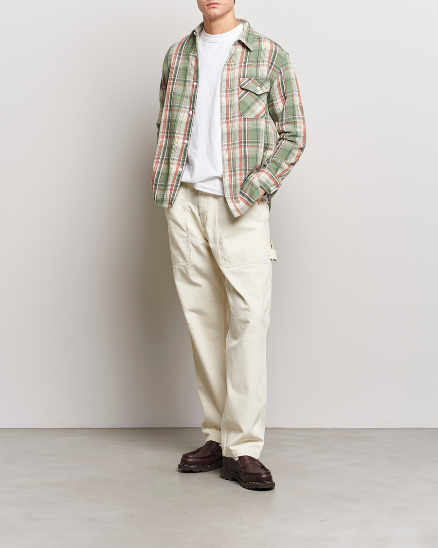 Mies | Kauluspaidat | BEAMS PLUS | Dobby Guide Overshirt Pale Green