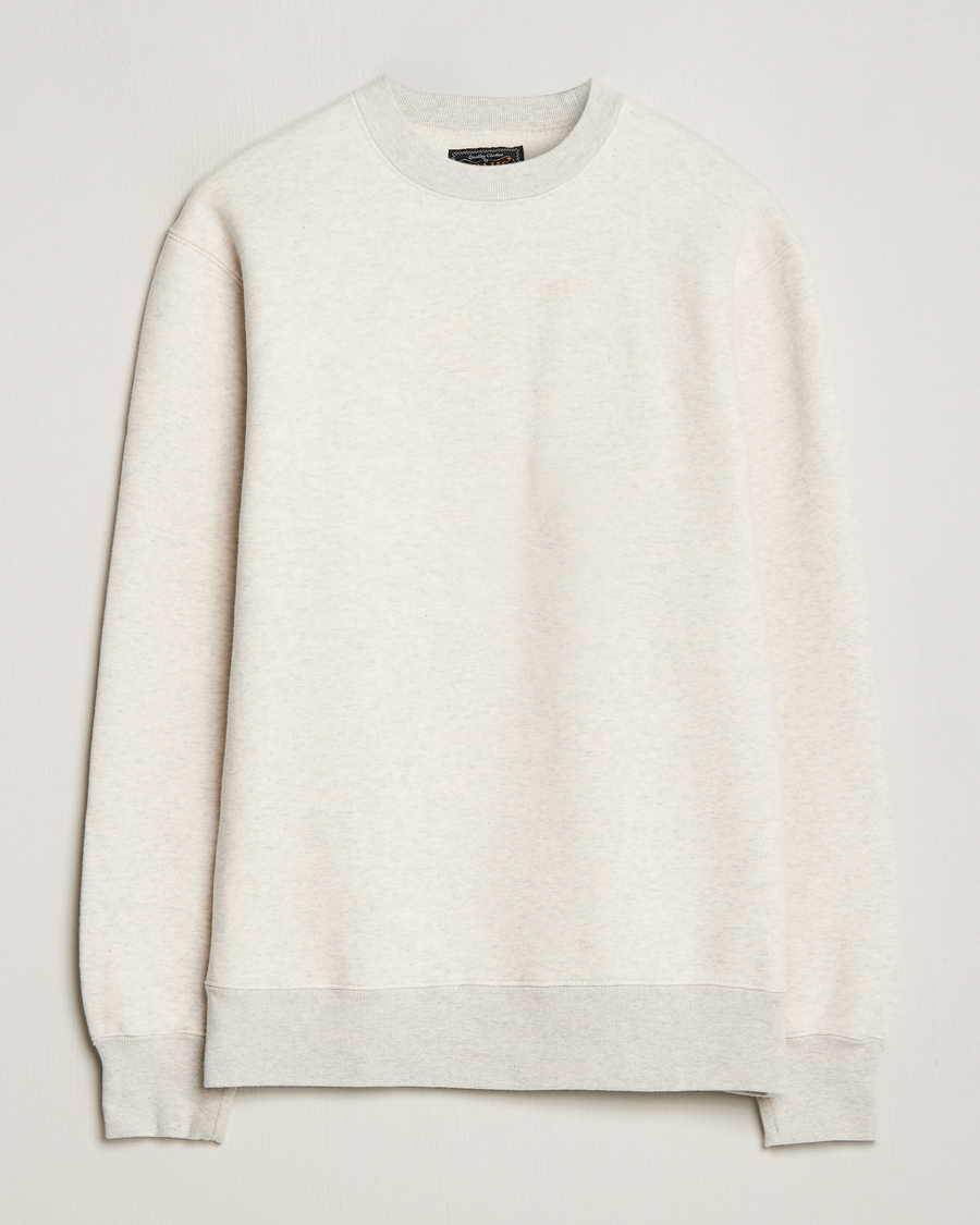 Mies | Puserot | BEAMS PLUS | Japanese Crewneck Sweatshirt Off White