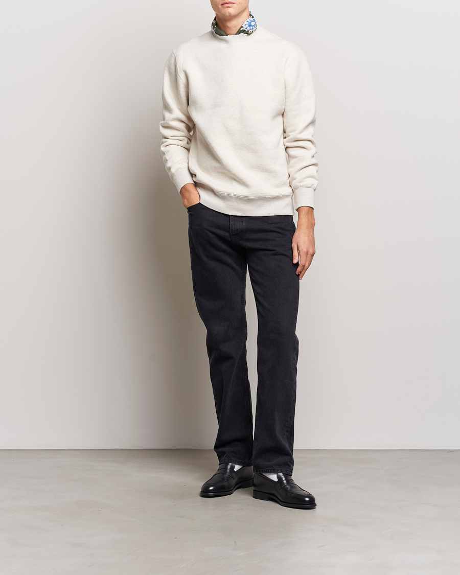 Mies | Puserot | BEAMS PLUS | Japanese Crewneck Sweatshirt Off White