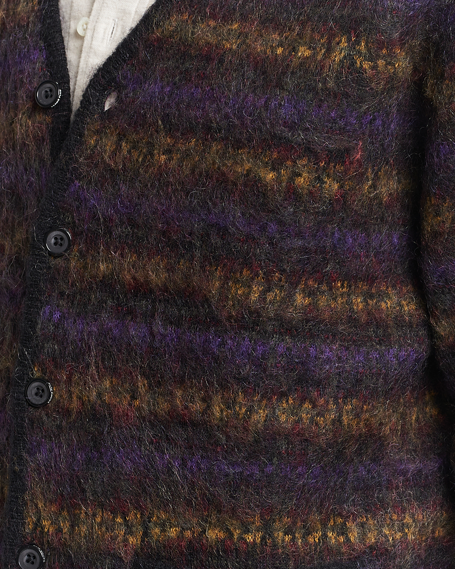 Mies | Puserot | BEAMS PLUS | Fairisle Jacquard Cardigan Grey