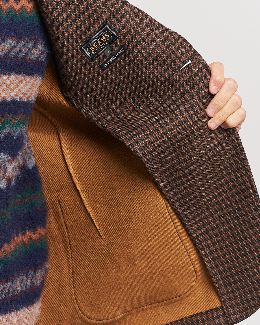Mies | Pikkutakit | BEAMS PLUS | Houndstooth Twill Blazer Brown