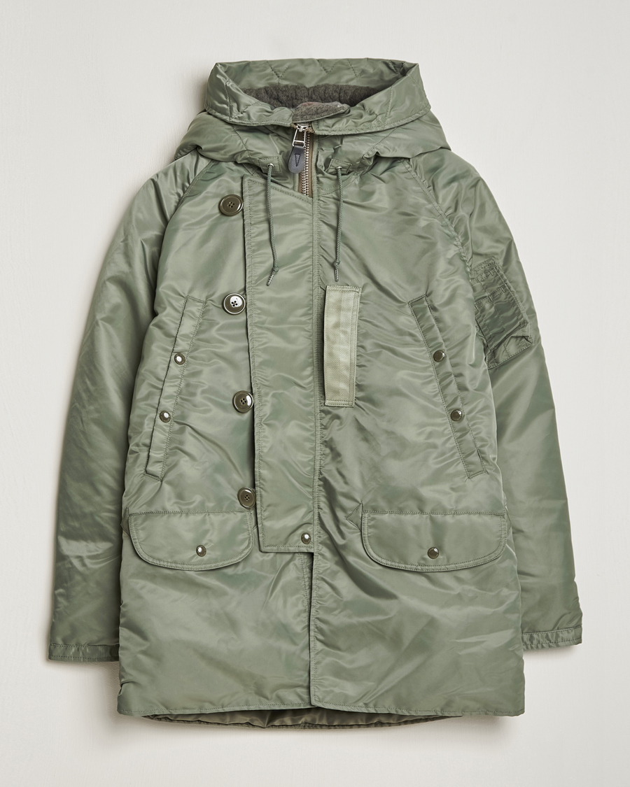 Mies | Takit | BEAMS PLUS | MIL Type N-3B Parka Sage