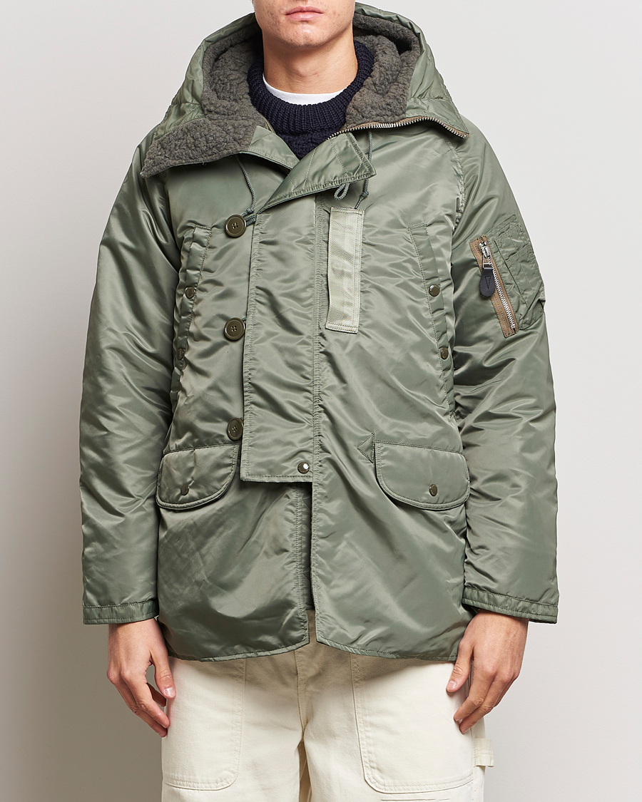 Mies | Takit | BEAMS PLUS | MIL Type N-3B Parka Sage