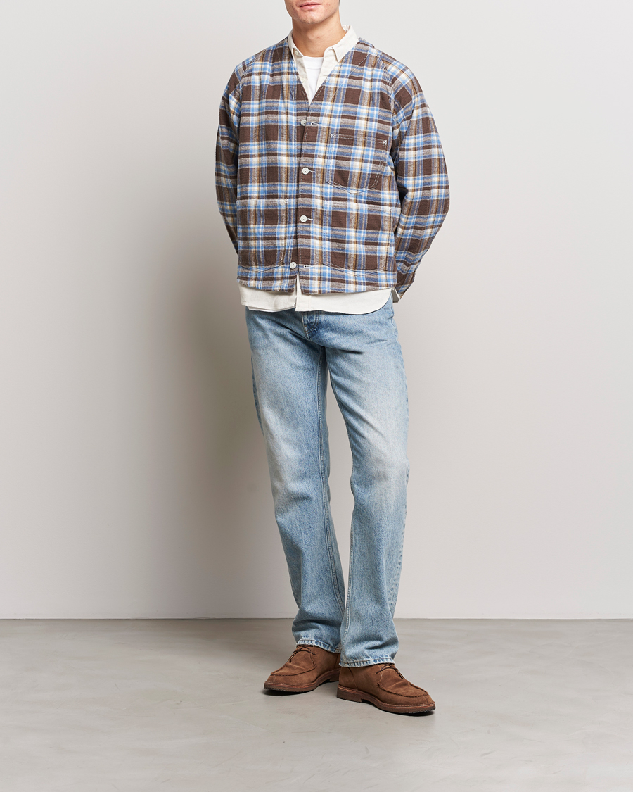 Mies | Takit | BEAMS PLUS | Engineer Jacket Blue Check