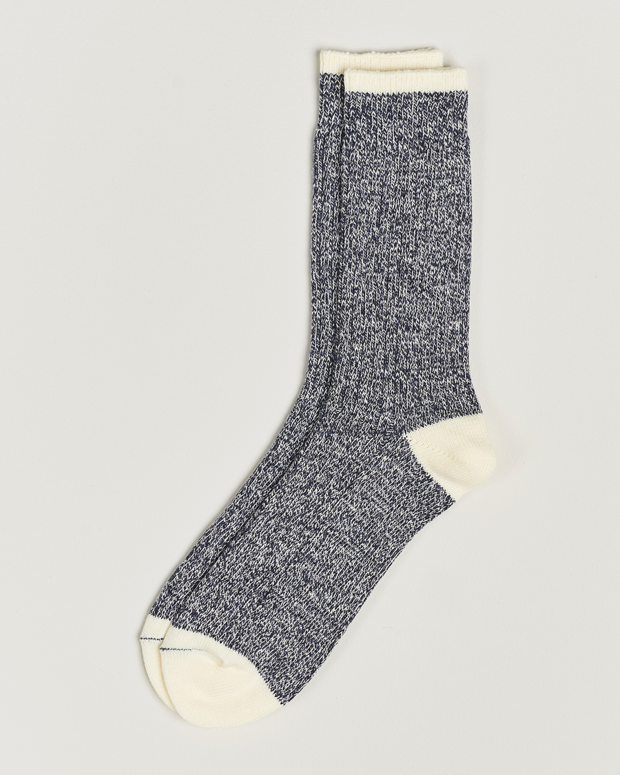 Mies |  | BEAMS PLUS | Rag Socks Grey/Navy