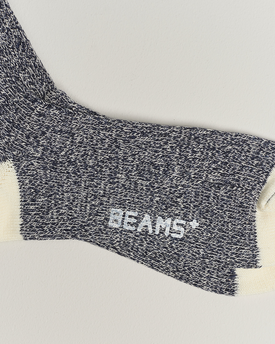 Mies |  | BEAMS PLUS | Rag Socks Grey/Navy