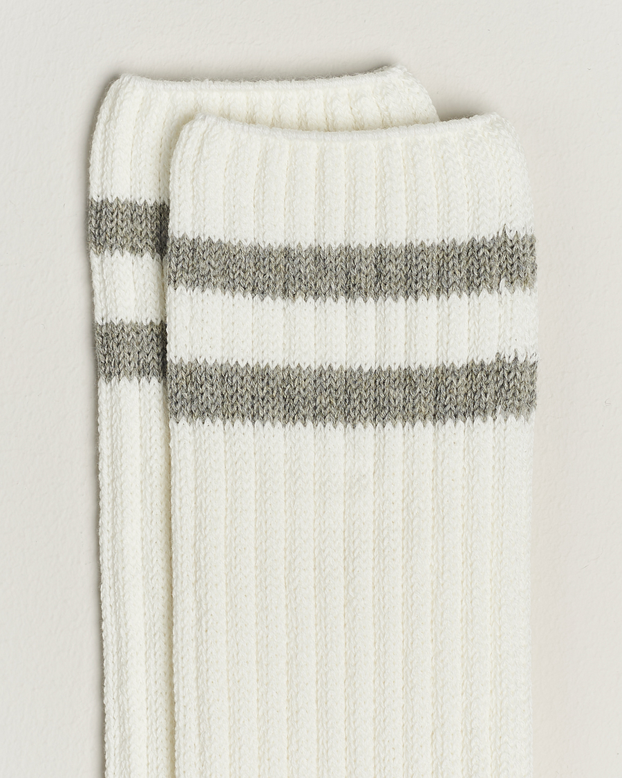 Mies | Alusvaatteet | BEAMS PLUS | BEAMS PLUSSchool Boy SocksWhite/Grey