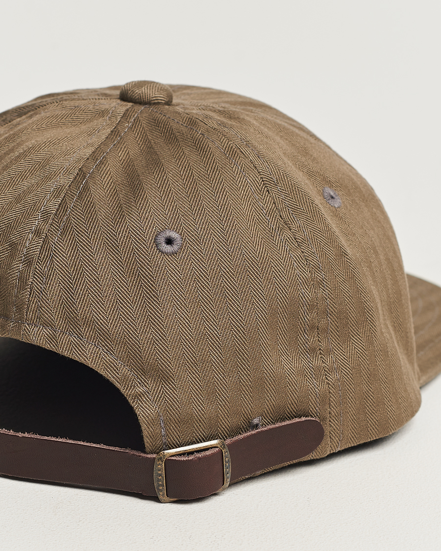 Mies | BEAMS PLUS 6 Panel Herringbone Cap Olive | BEAMS PLUS | 6 Panel Herringbone Cap Olive