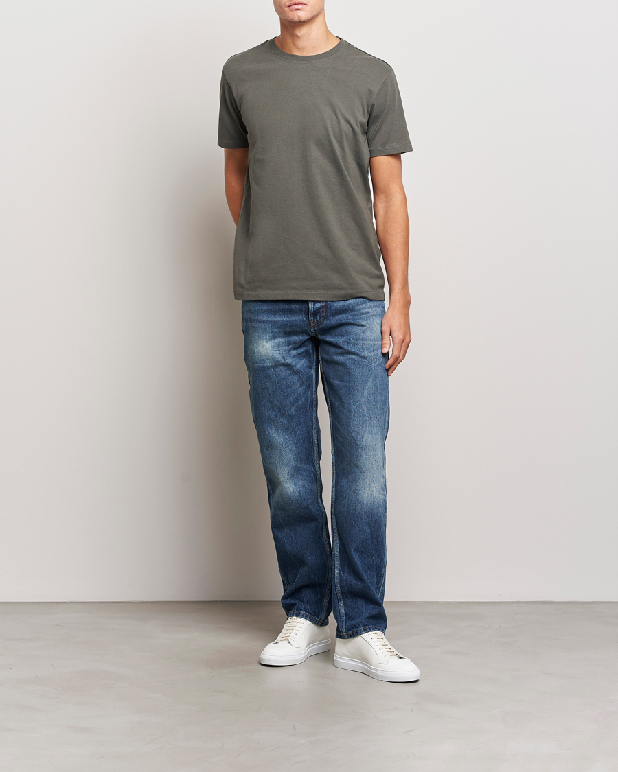 Mies | T-paidat | FRAME | Logo T-Shirt Charcoal Grey