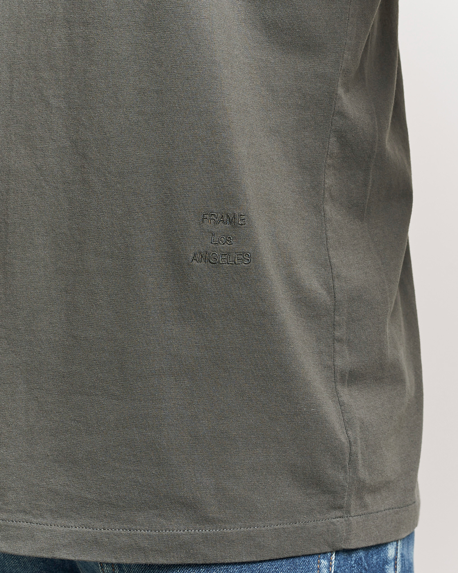 Mies | T-paidat | FRAME | Logo T-Shirt Charcoal Grey