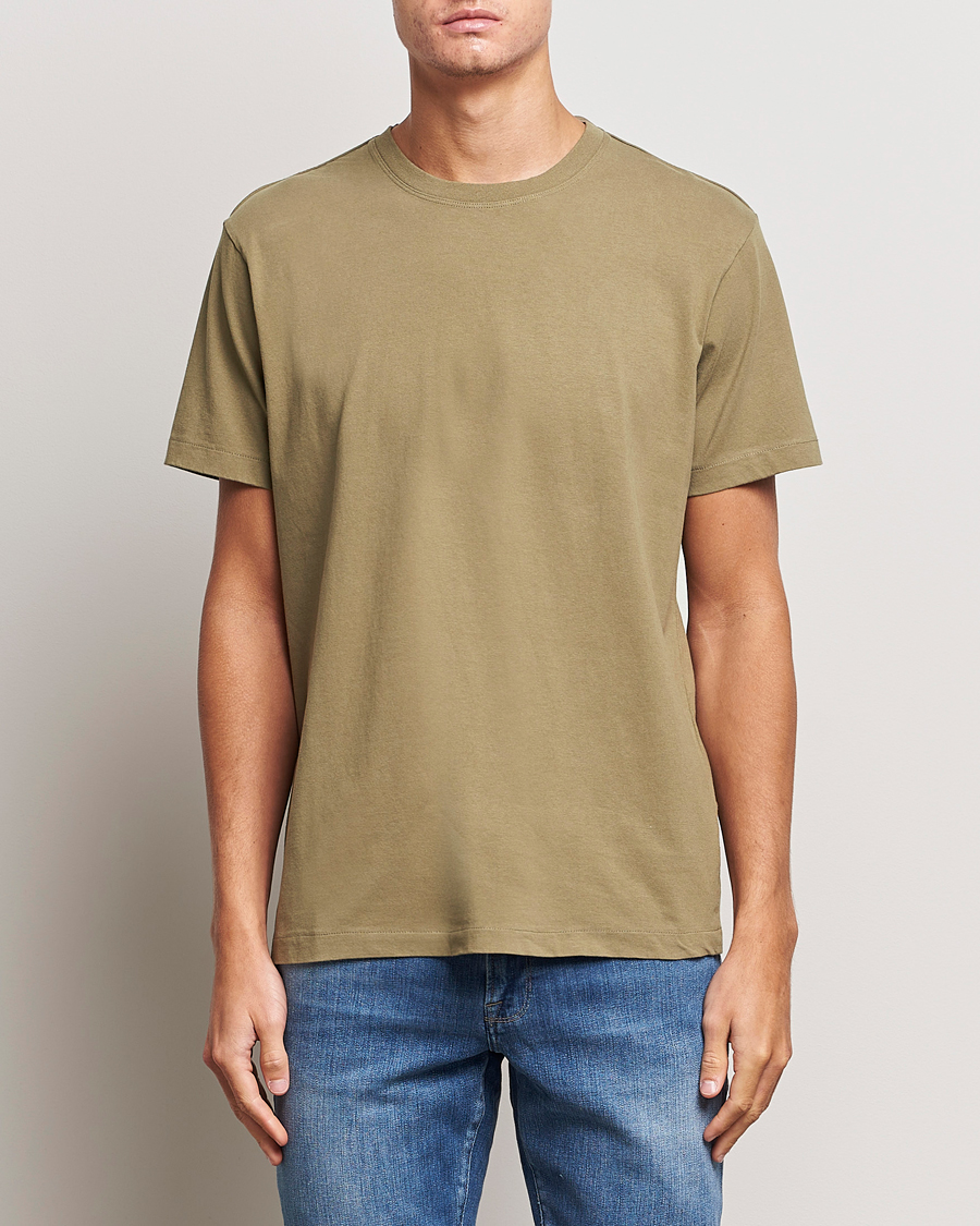 Mies |  | FRAME | Logo T-Shirt Khaki Green