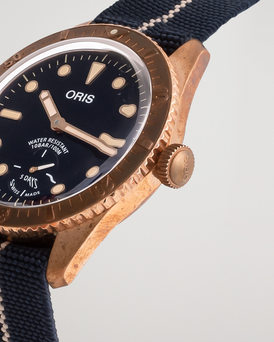 Mies | Oris Pre-Owned Carl Brashear Calibre 401 Limited Edition Steel Blue | Oris Pre-Owned | Carl Brashear Calibre 401 Limited Edition Steel Blue