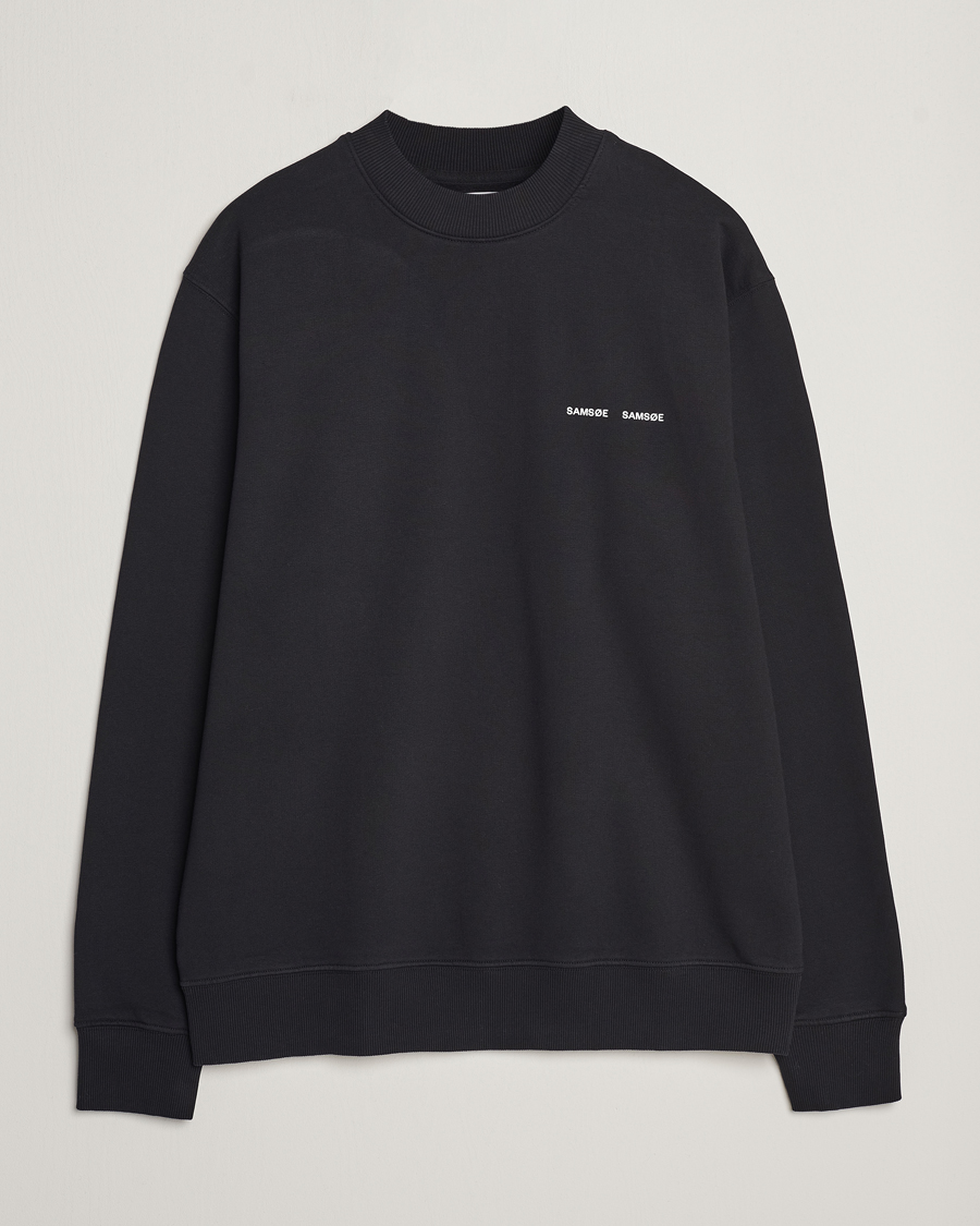 Mies | Puserot | Samsøe Samsøe | Norsbro Crew Neck Sweatshirt Black