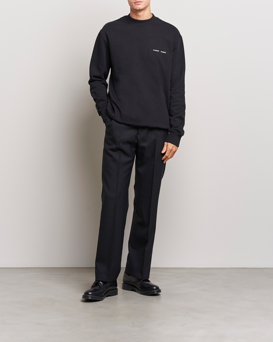 Mies | Puserot | Samsøe Samsøe | Norsbro Crew Neck Sweatshirt Black