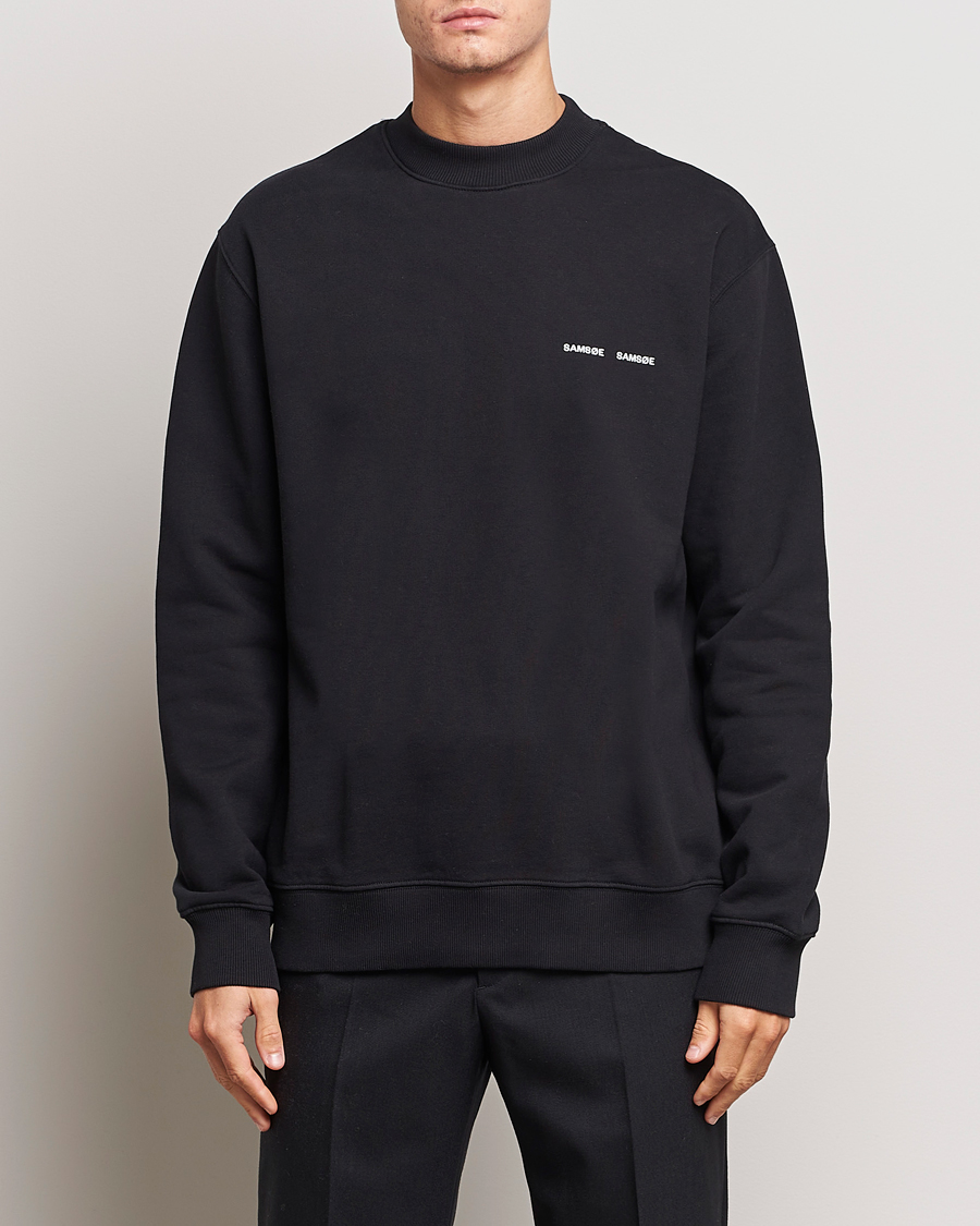 Mies | Puserot | Samsøe Samsøe | Norsbro Crew Neck Sweatshirt Black