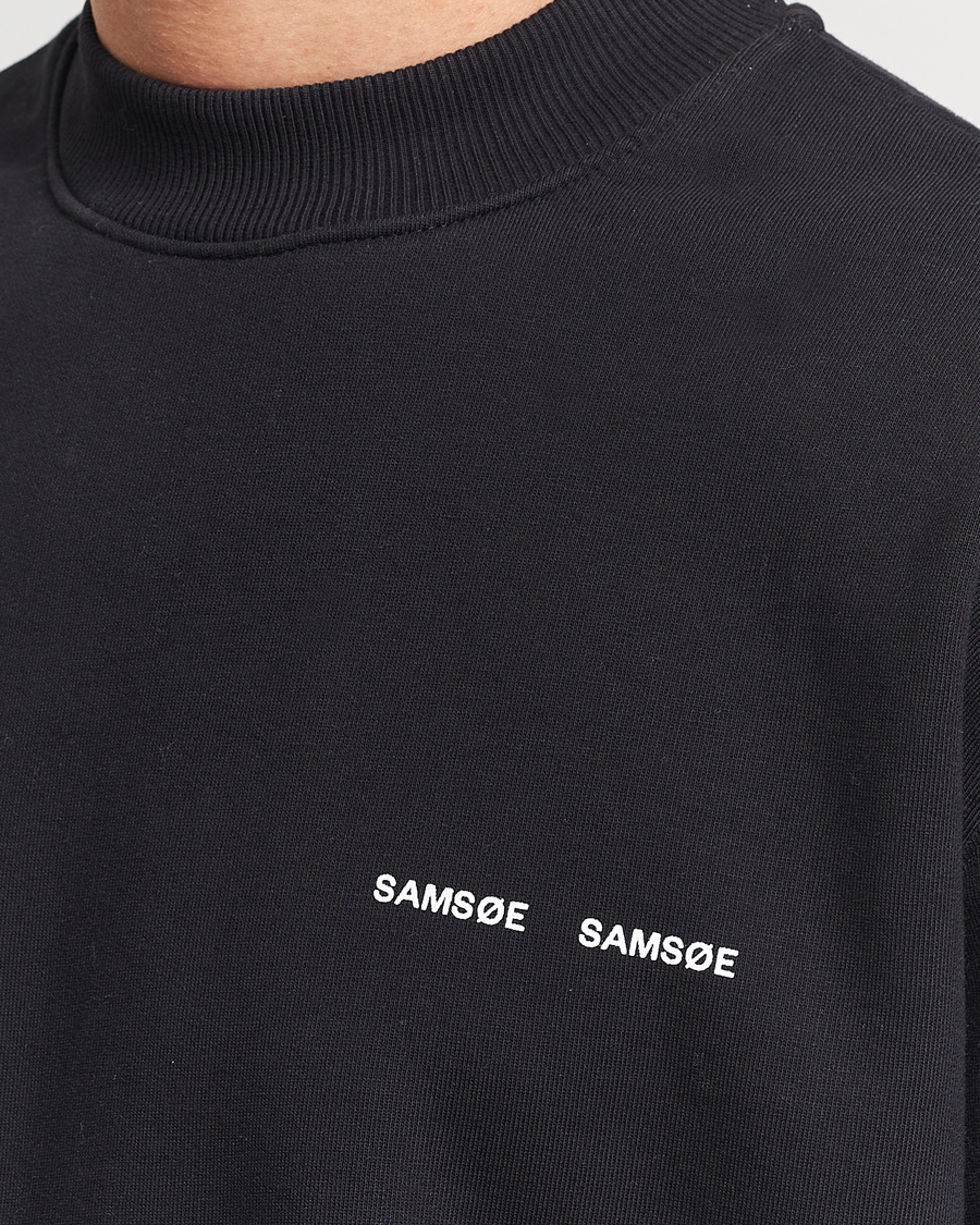 Mies | Puserot | Samsøe Samsøe | Norsbro Crew Neck Sweatshirt Black