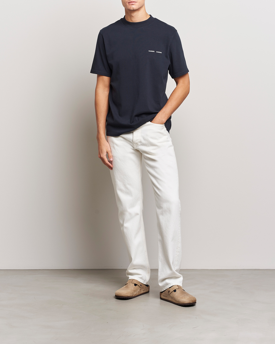 Mies | T-paidat | Samsøe Samsøe | Norsbro Organic Cotton T-shirt Sky Captian