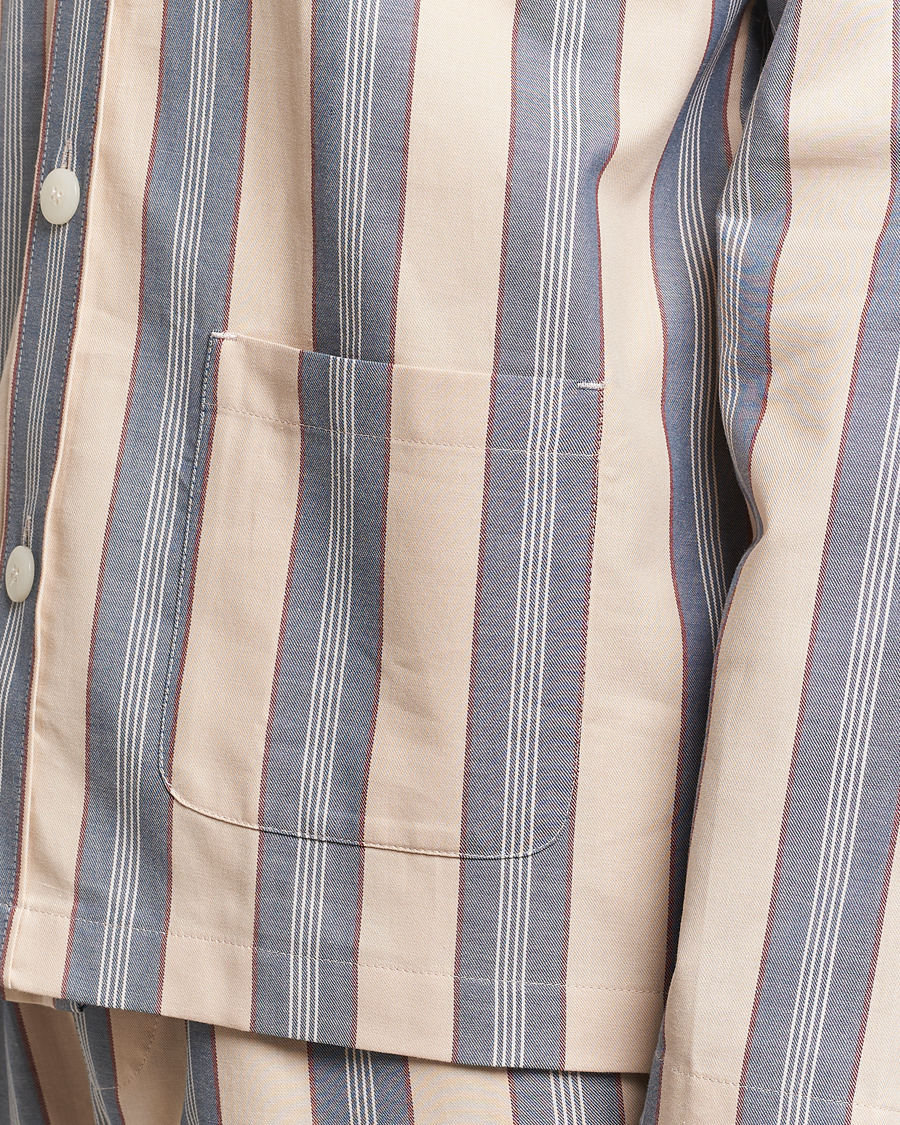 Mies | Yöpuvut ja kylpytakit | Nufferton | Uno Old School Pyjama Set Beige/Blue