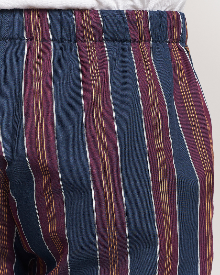 Mies | Yöpuvut ja kylpytakit | Nufferton | Uno Old School Pyjama Set Navy/Orange