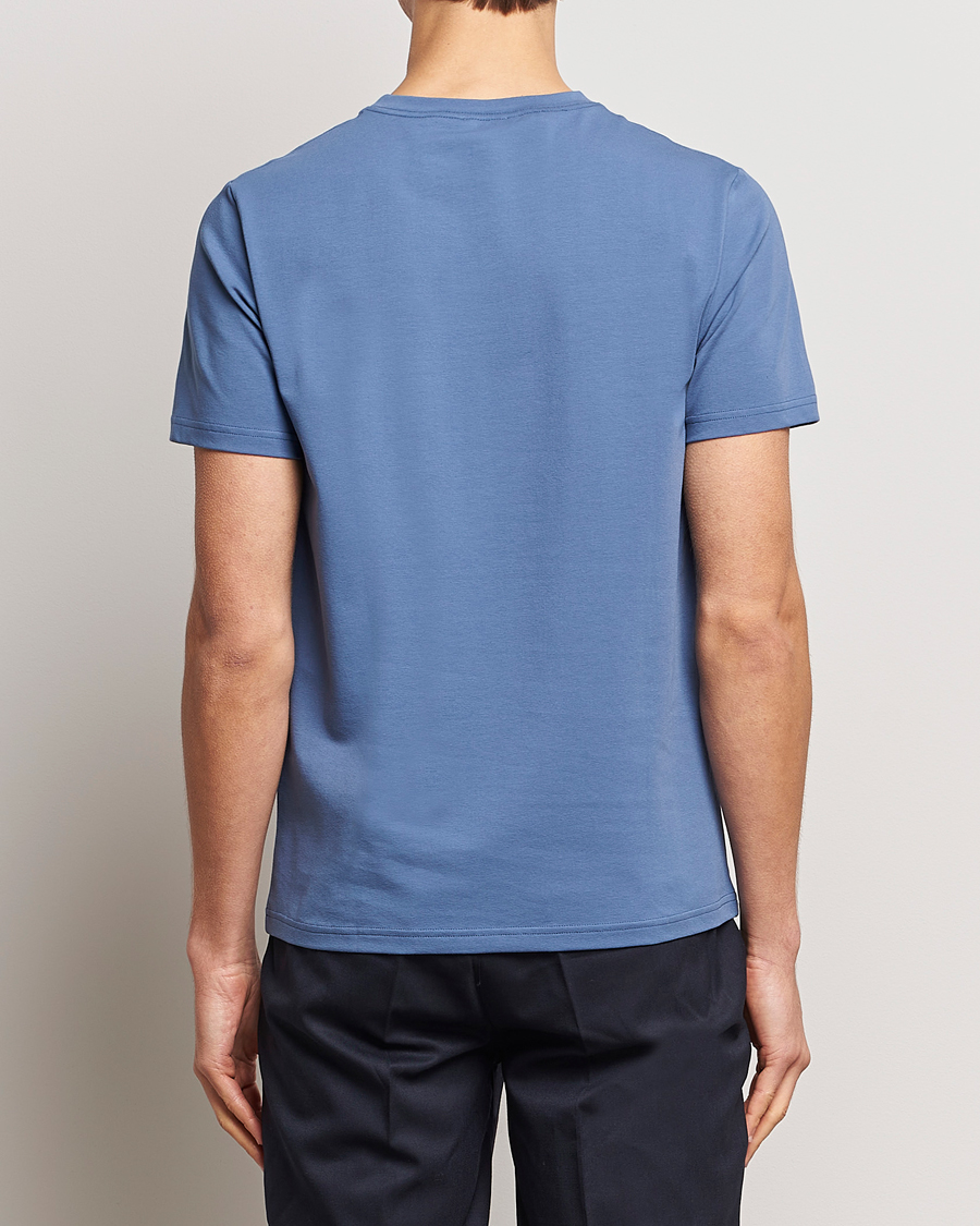 Mies | T-paidat | Filippa K | Soft Lycra T-Shirt Paris Blue