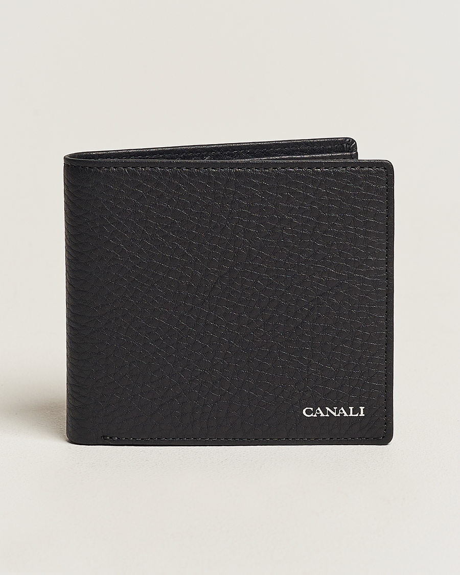 Mies |  | Canali | Grain Leather Wallet Black