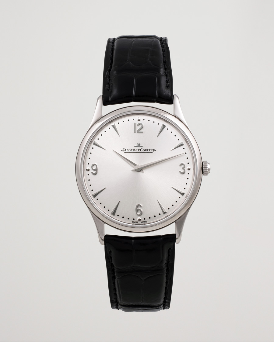 Mies | Jaeger-LeCoultre Pre-Owned Master Ultra Thin 38mm ref 172879S Steel Silver | Jaeger-LeCoultre Pre-Owned | Master Ultra Thin 38mm ref 172879S Steel Silver